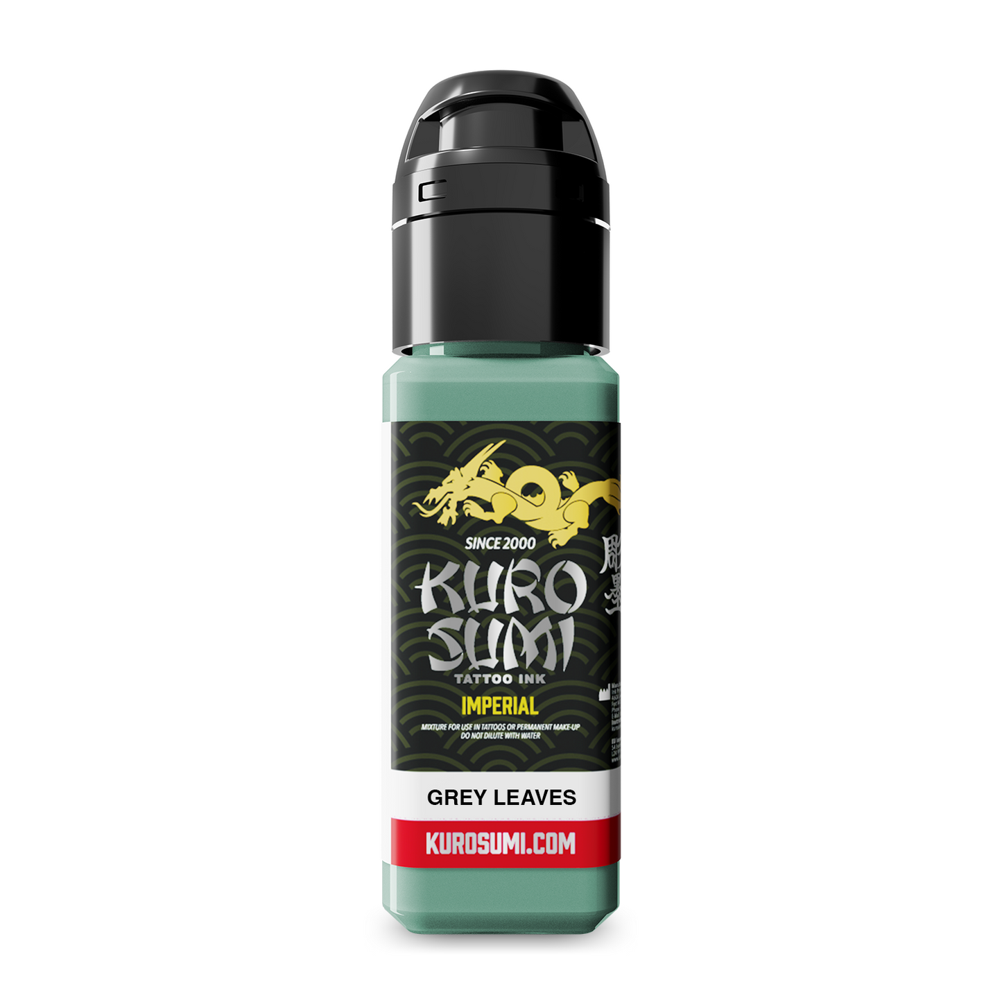 Kuro Sumi Imperial Tattoo Ink - Gray Leaves