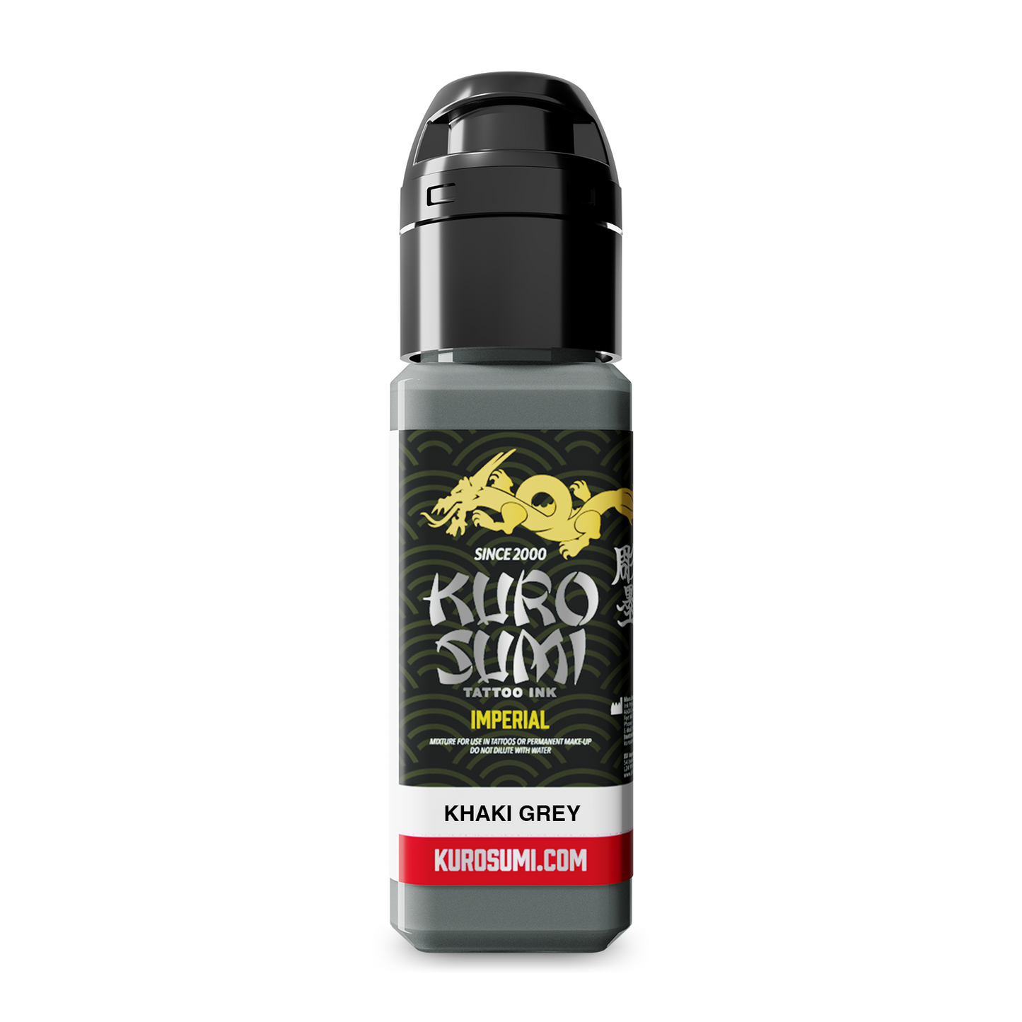 Kuro Sumi Imperial Tattoo Encre - Khaki Grey