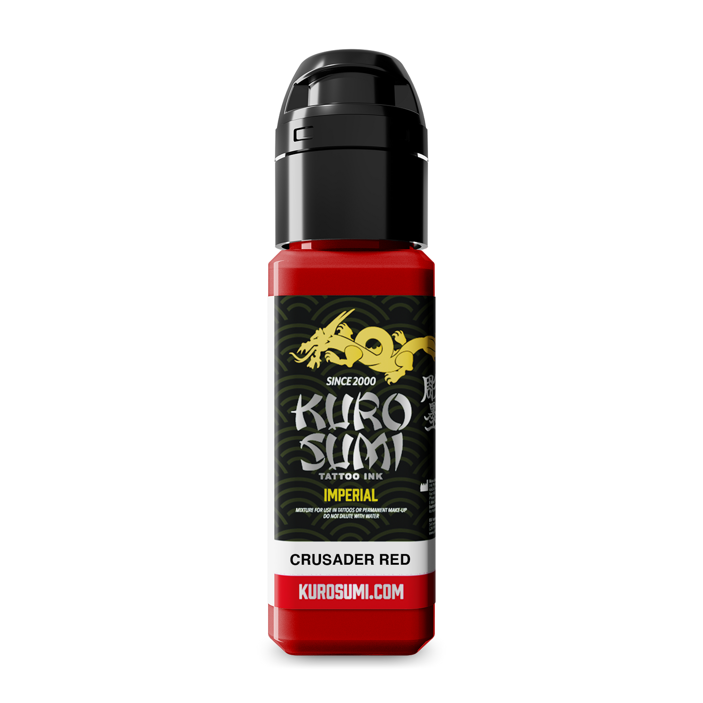 Kuro Sumi Imperial Tattoo Ink - Crusader Red