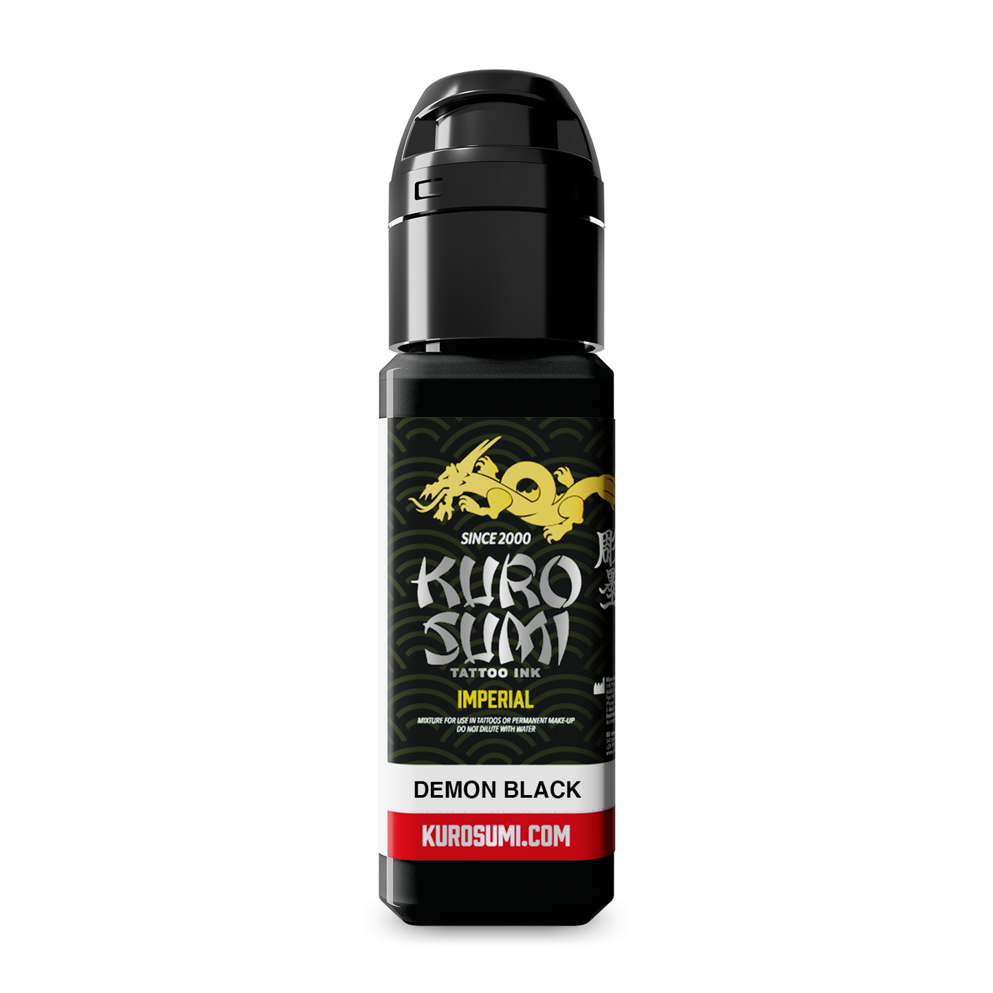 Kuro Sumi Imperial Tattoo Encre - Demon Black