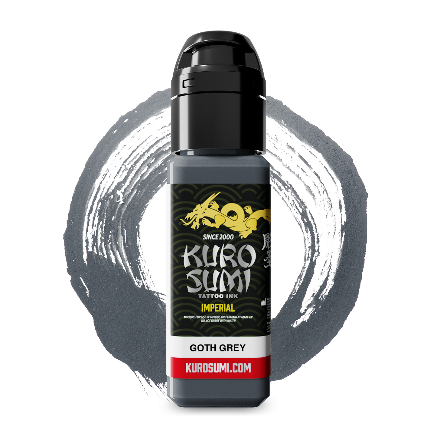 Kuro Sumi Imperial Tattoo Ink - Goth Gray