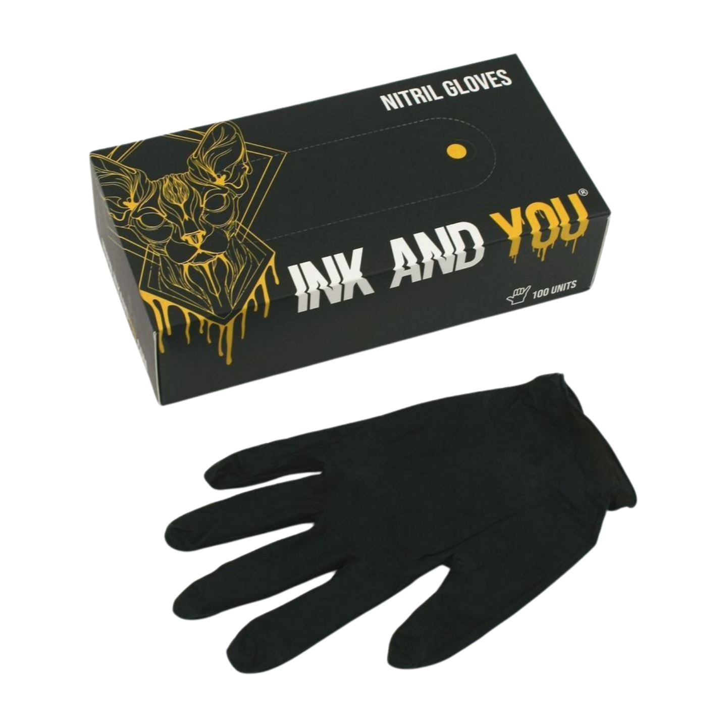Ink And You - Premium Nitril Handschoenen Zwart