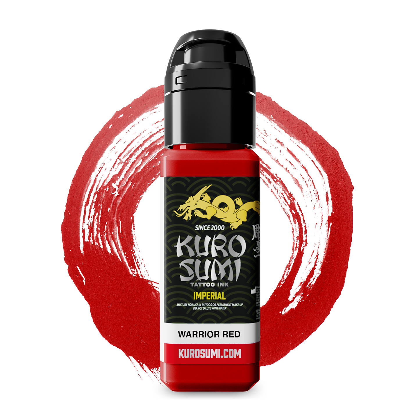 Kuro Sumi Imperial Tattoo Ink - Warrior Red