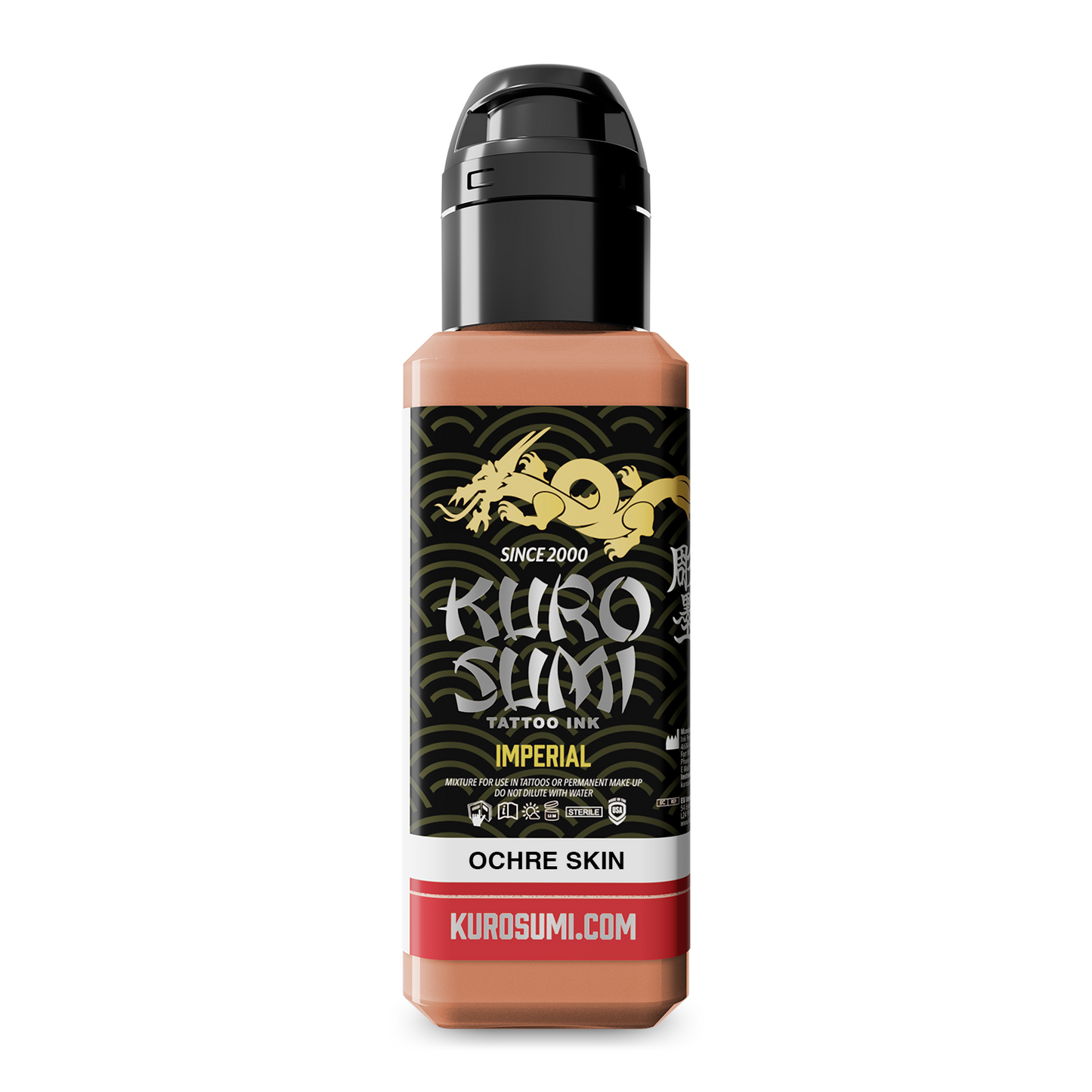 Kuro Sumi Imperial Tattoo Ink - Ocher Skin