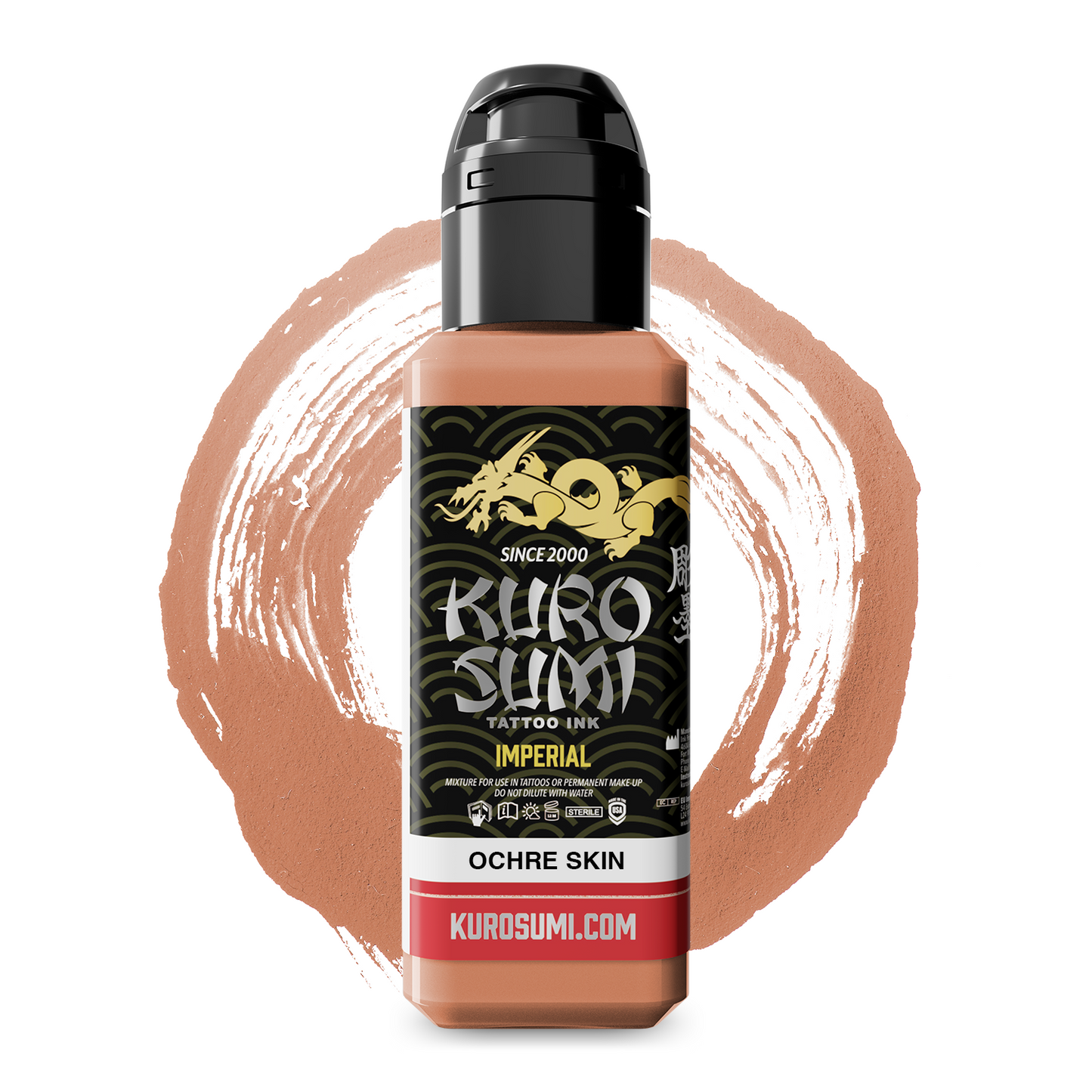 Kuro Sumi Imperial Tattoo Ink - Ocher Skin