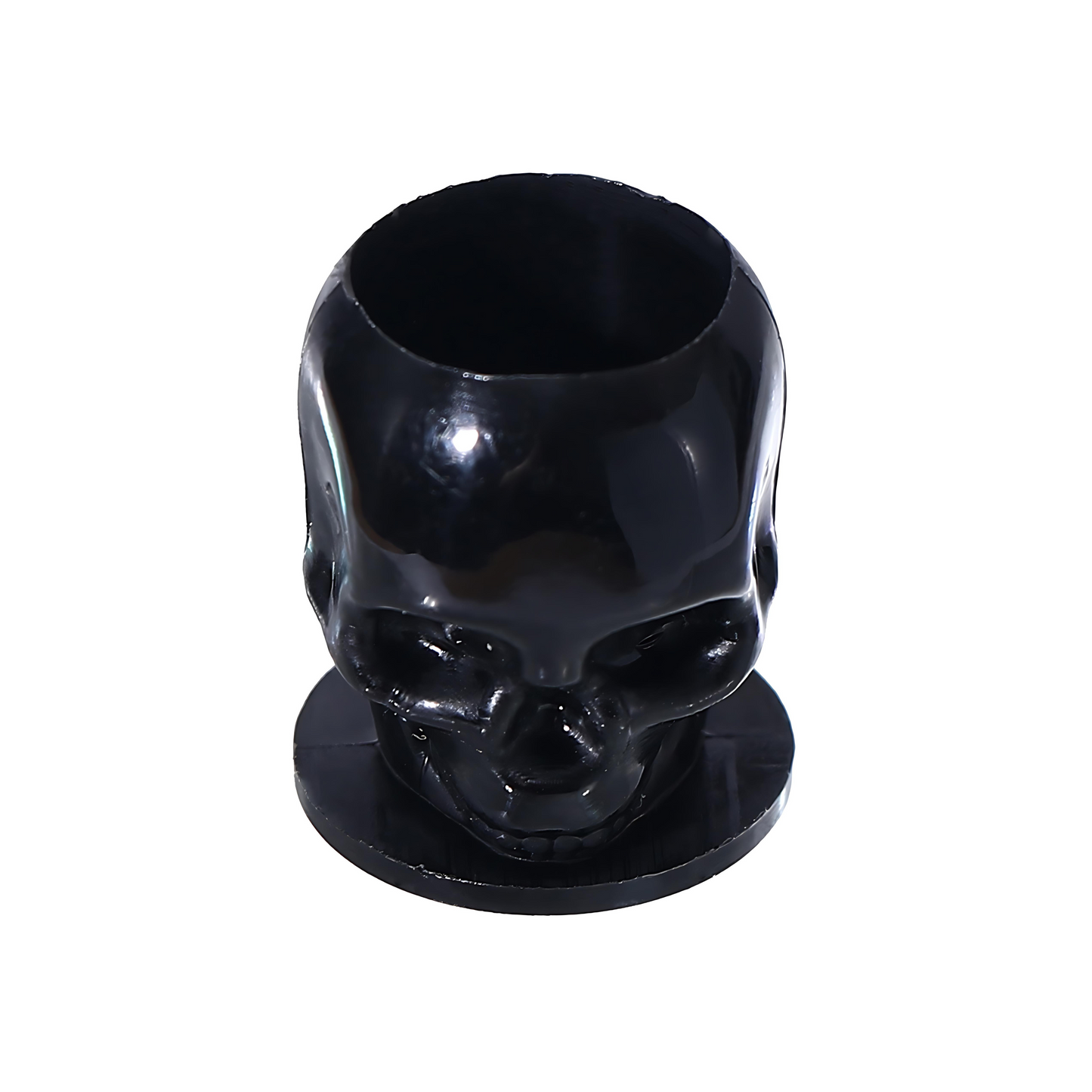 Pack of 200 Skull Ink Cups - Black