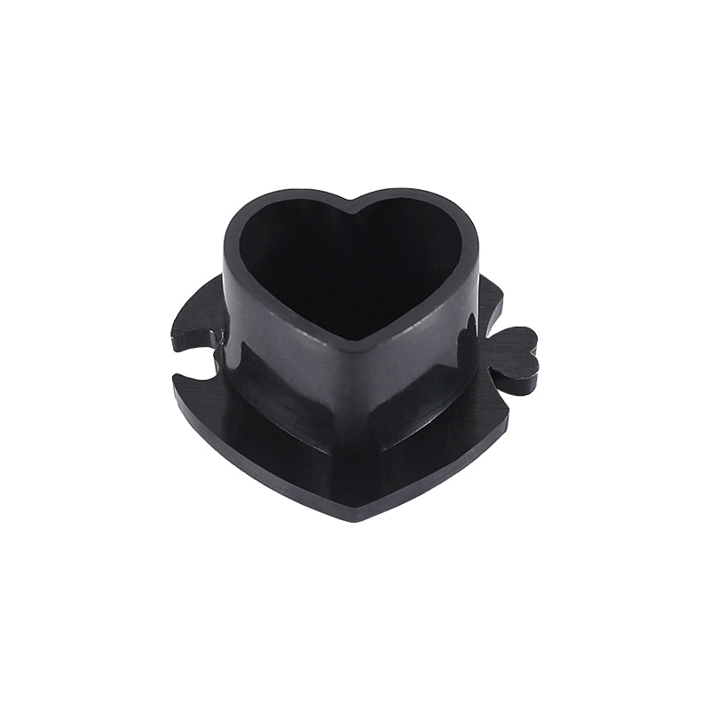 Pack of 200 Heart Shaped Ink Cups - Black