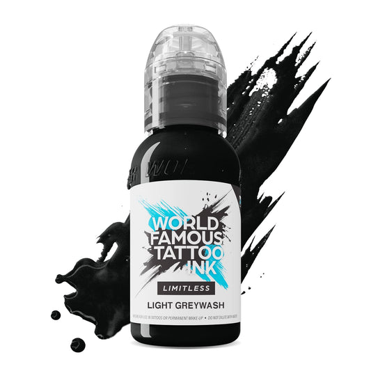 World Famous Limitless Tattoo Ink - Light Gray Wash