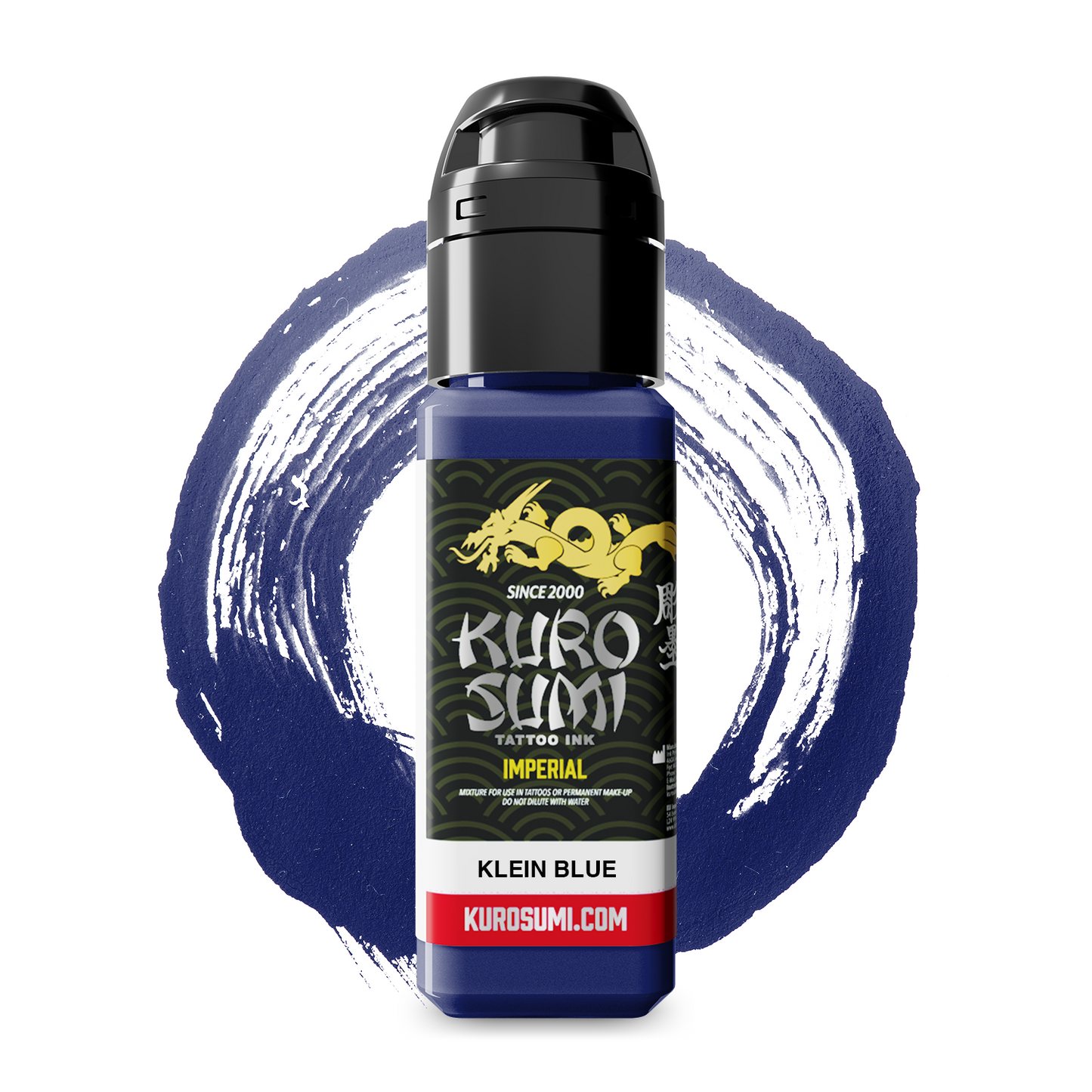 Kuro Sumi Imperial Tattoo Ink - Klein Blue