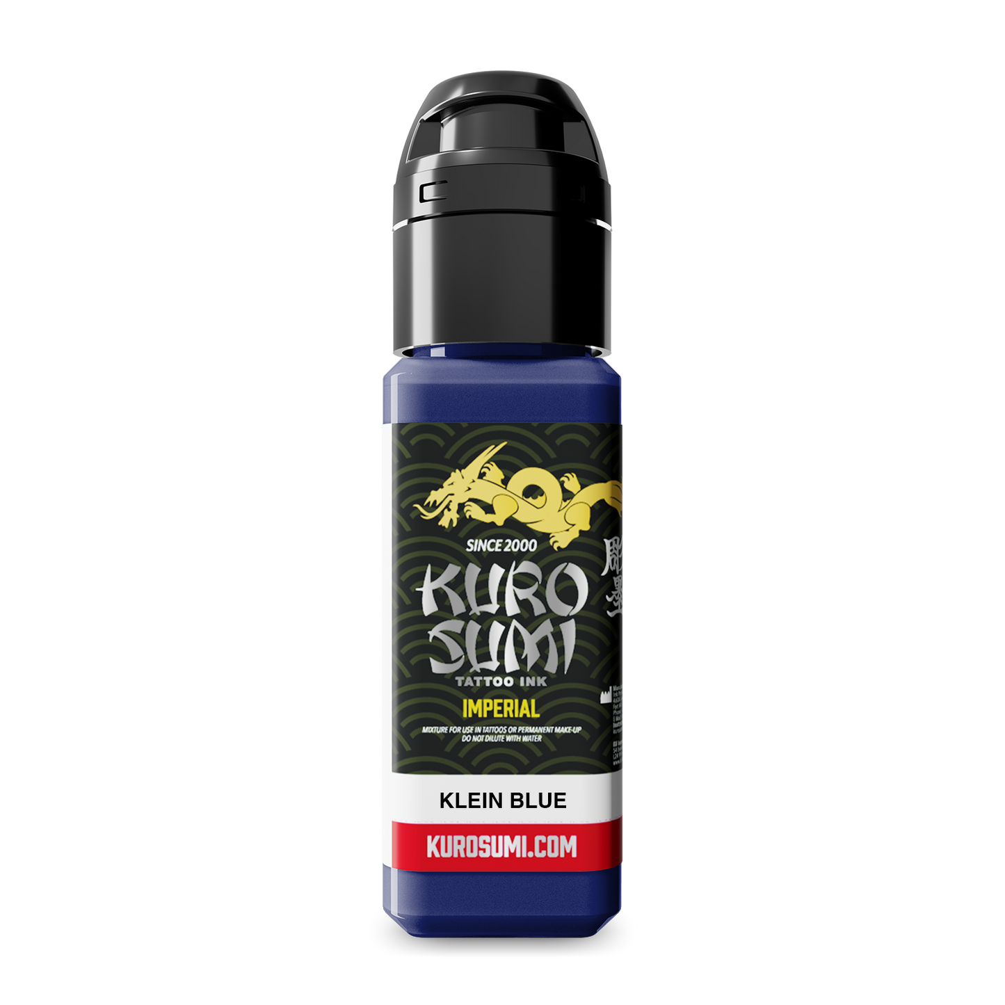 Kuro Sumi Imperial Tattoo Ink - Klein Blue