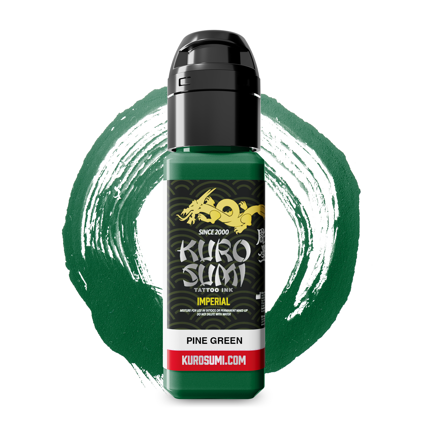 Kuro Sumi Imperial Tattoo Inkt - Pine Green