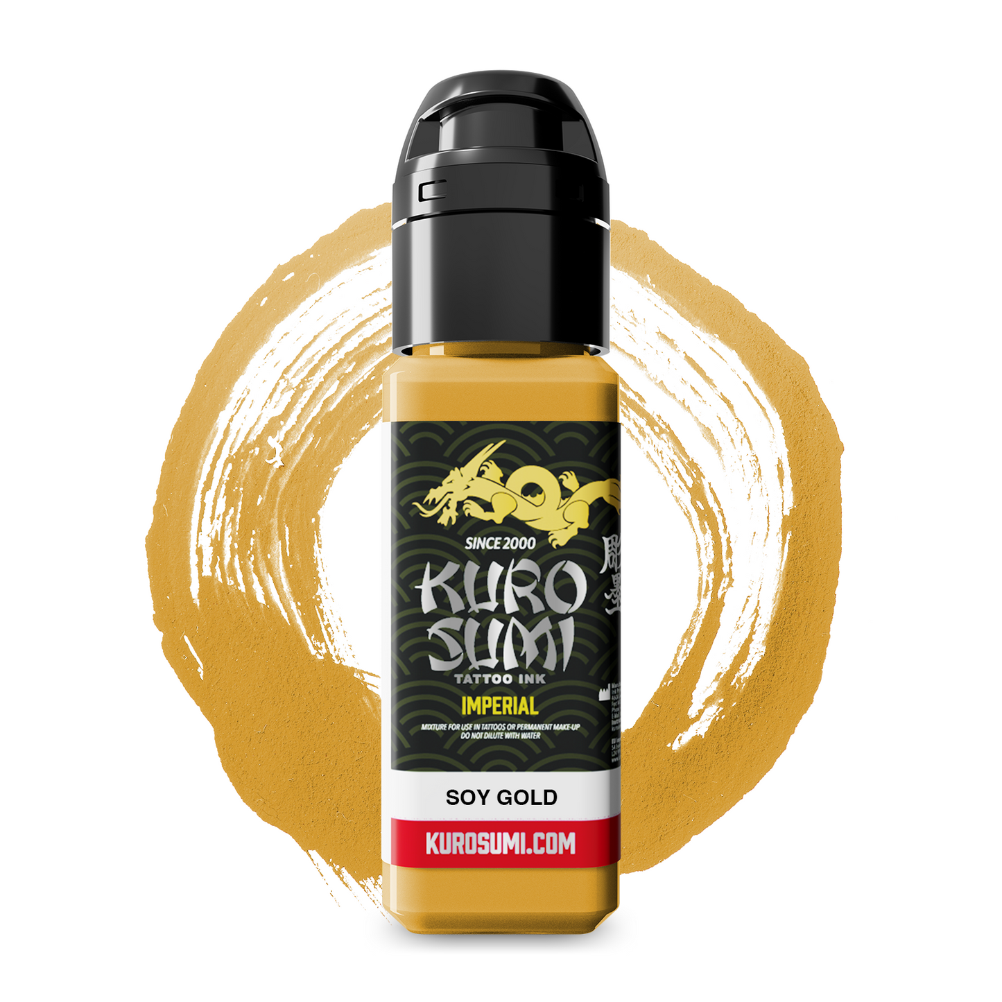 Kuro Sumi Imperial Tattoo Inkt - Soy Gold