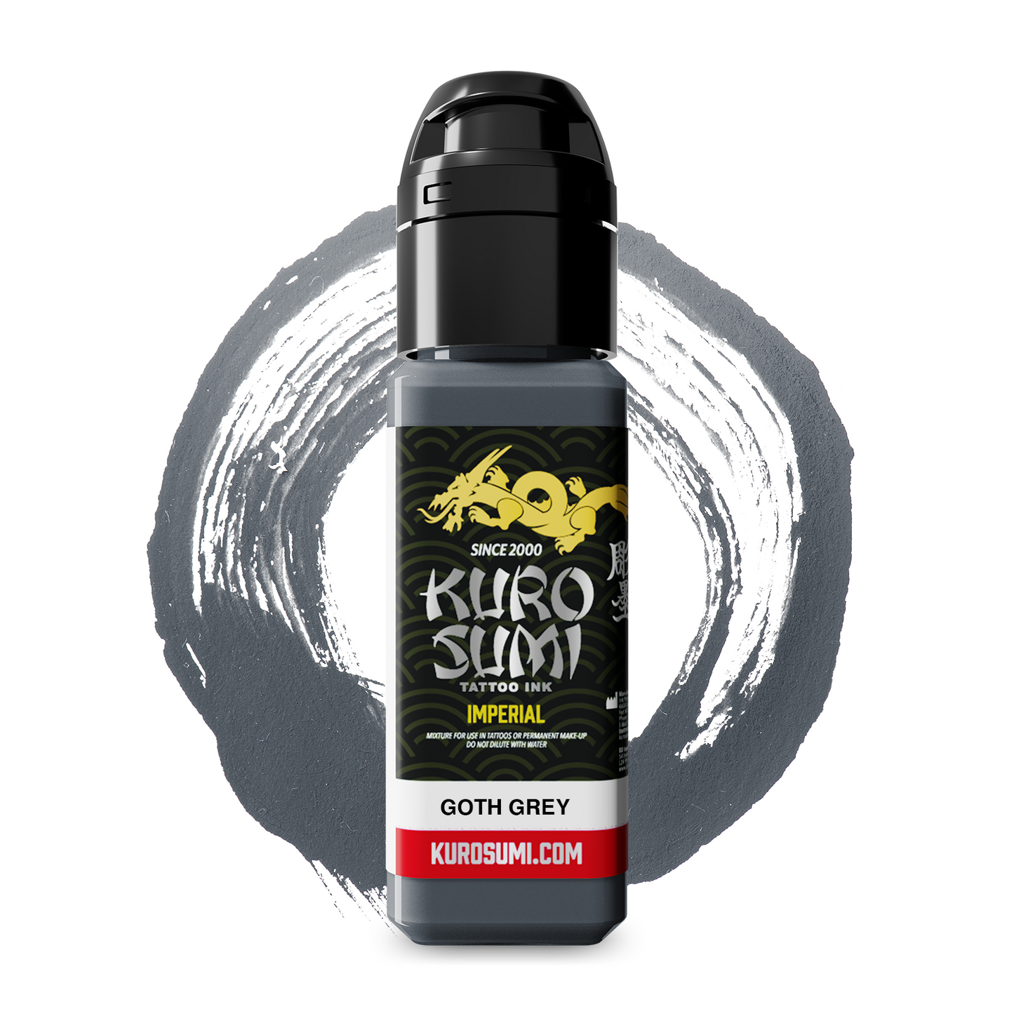 Kuro Sumi Imperial Tattoo Inkt - Goth Grey