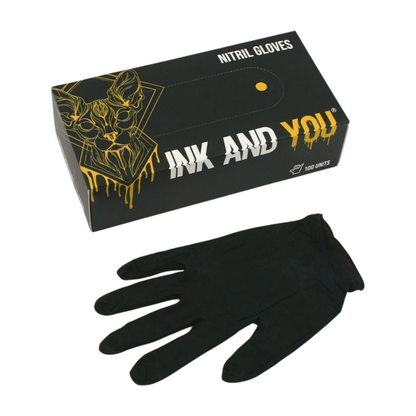 Boite de 100 gants InkAndYou noir