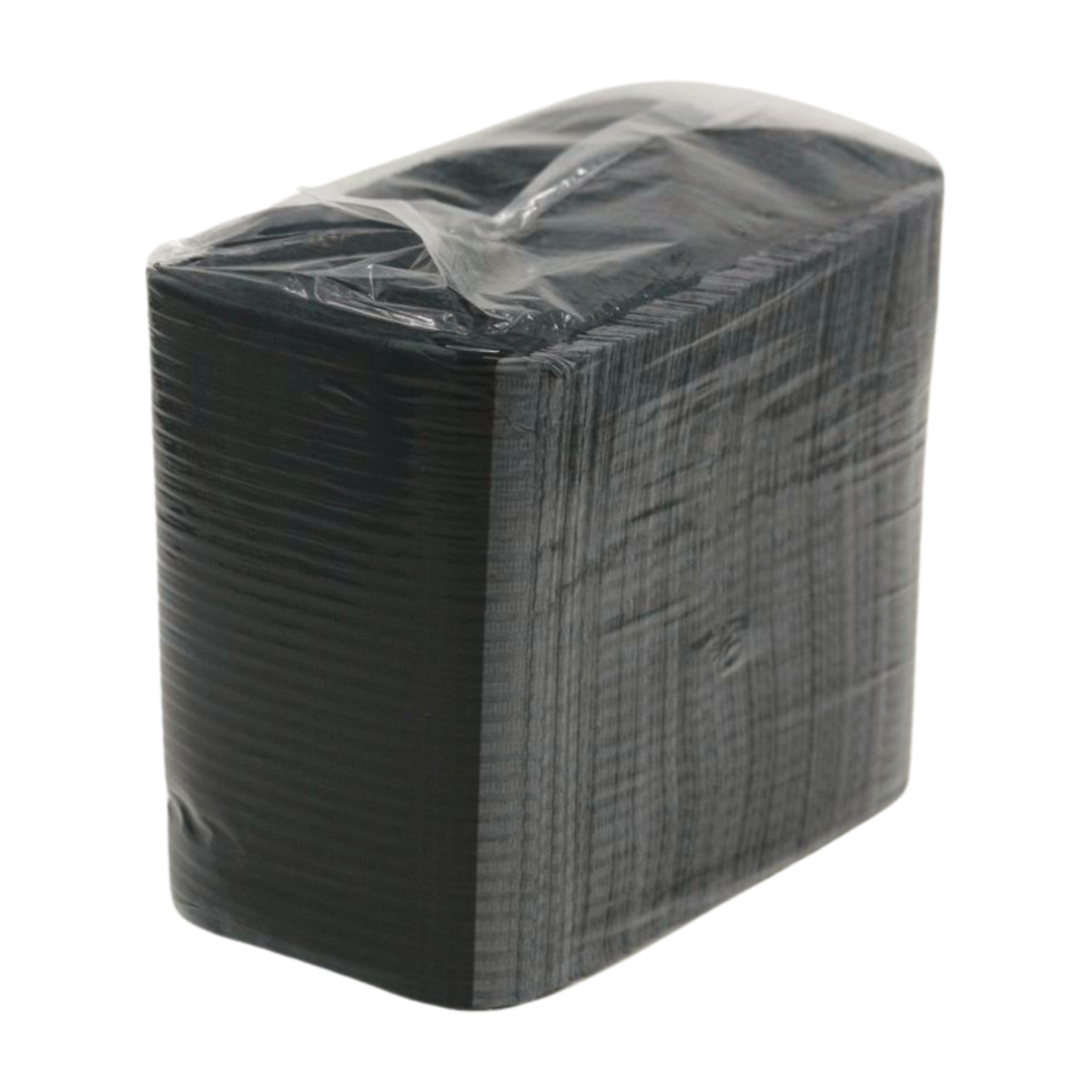 Pack of 125 protective cloths (33 x 45cm) black