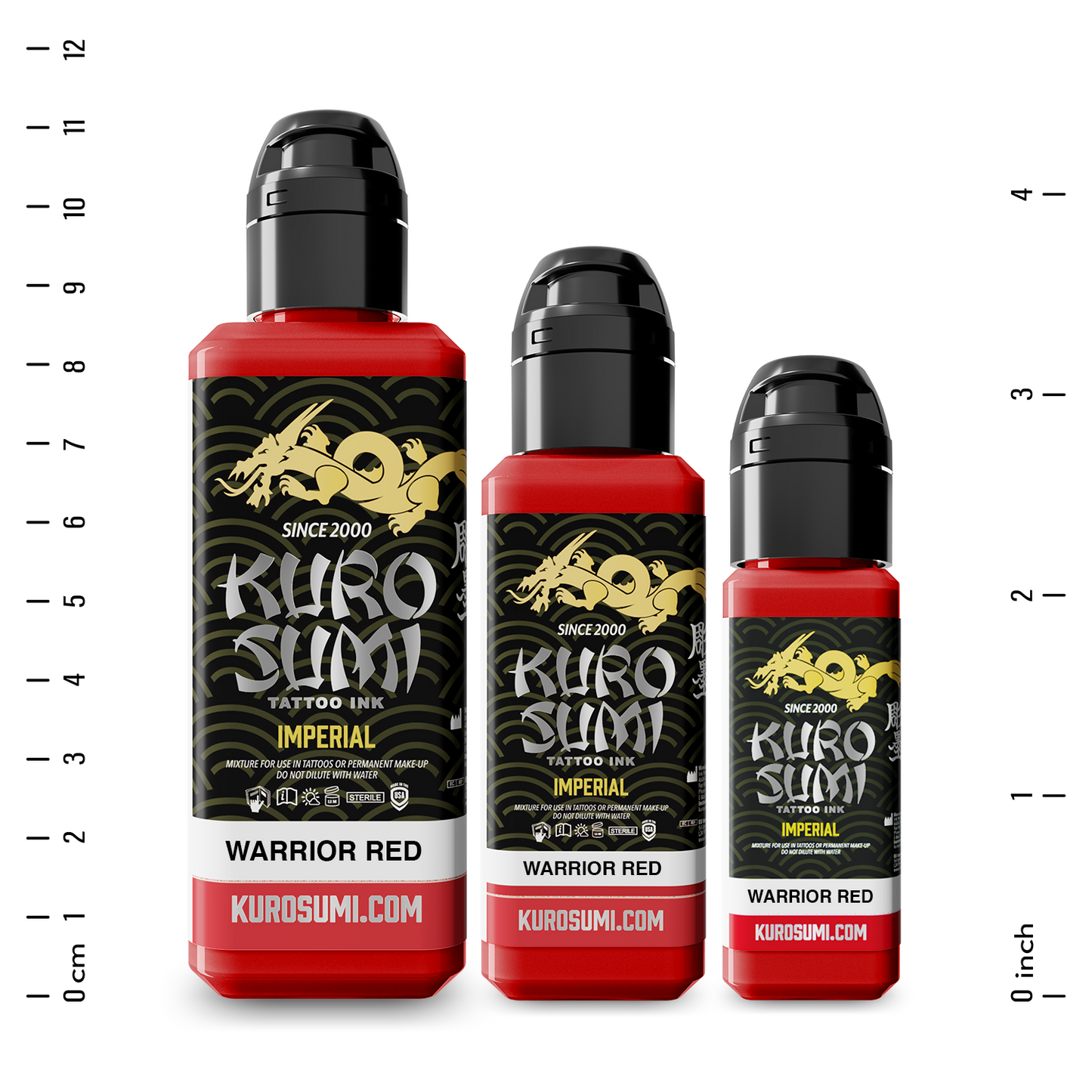 Kuro Sumi Imperial Tattoo Inkt - Warrior Red