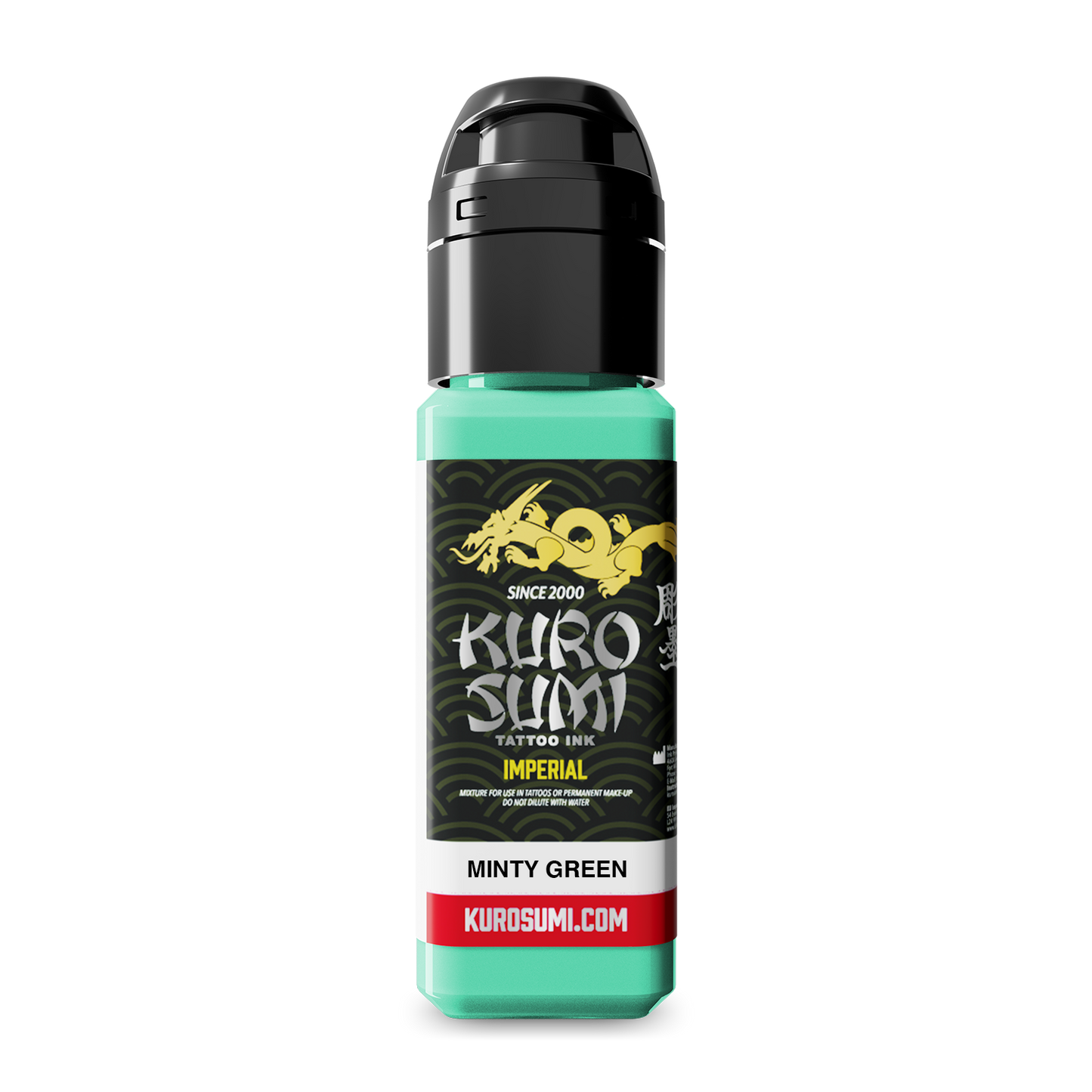 Kuro Sumi Imperial Tattoo Ink - Minty Green