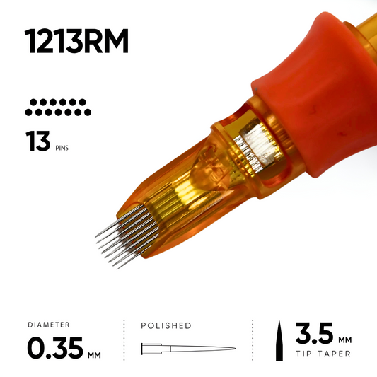 13 Round Magnum 0.35 mm - 10 Cartridges [Ink And You]