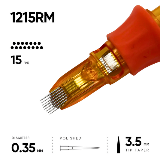 15 Round Magnum 0.35 mm - 10 Cartridges [Ink And You]