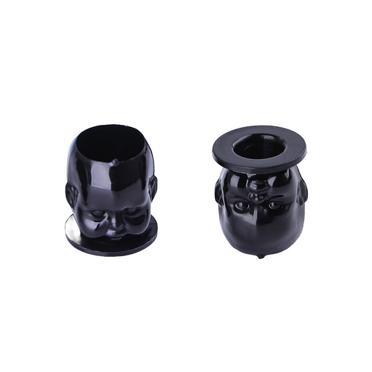 Pack of 200 Doll Head Ink Cups - Black