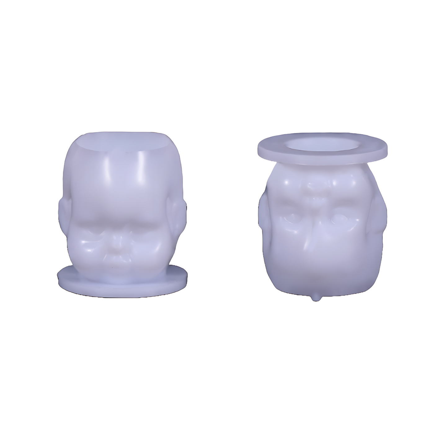 Pack of 200 Doll's Head Ink Cups - White