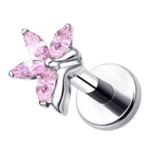 Stud Sakura Bloom Titanium