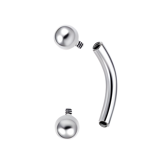 Titanium Curved Barbell