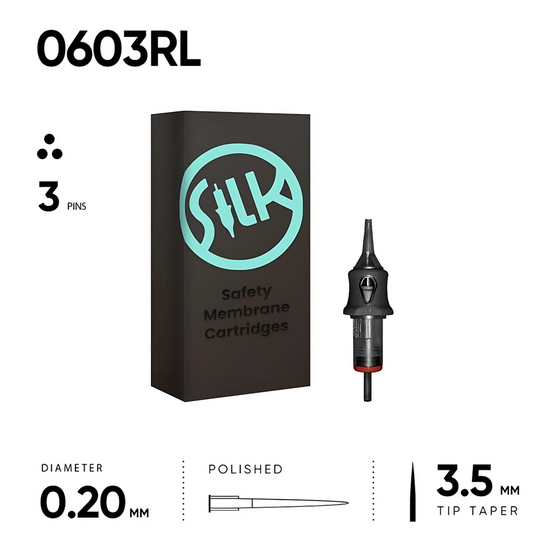 03 Round Liner 0,20 mm - 20 Cartridges [Silk Cartridges]